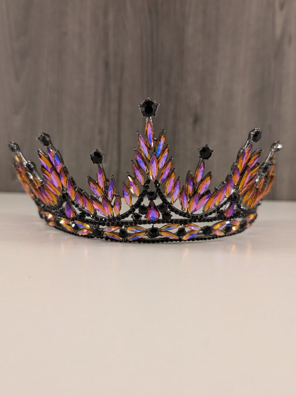 Fiery Purple and Black Tiara
